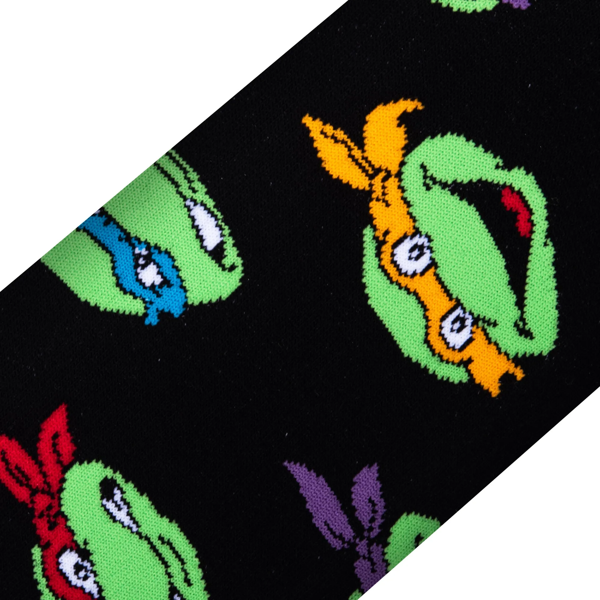 Retro Turtle Heads Men's Crew Socks sold by Odd Sox product image thumbnail 4