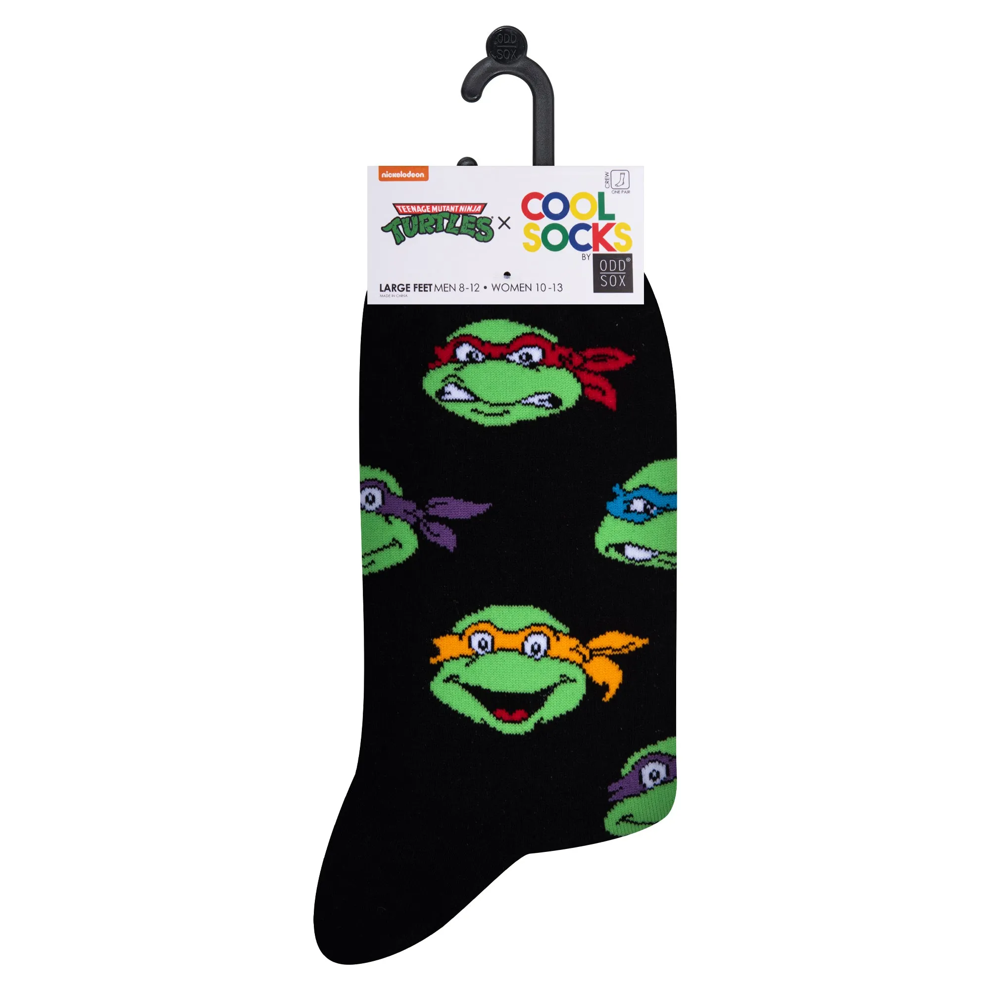 Retro Turtle Heads Men's Crew Socks sold by Odd Sox product image thumbnail 5