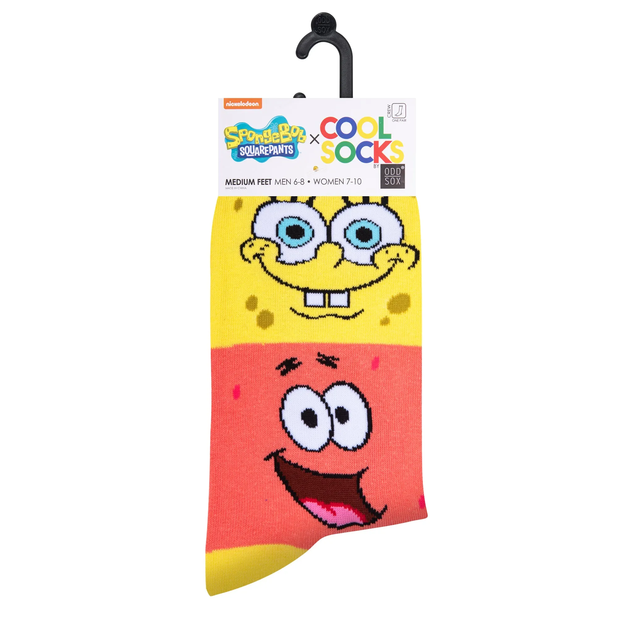 SpongeBob & Patrick Smiley Women's Crew Socks sold by Odd Sox product image thumbnail 5