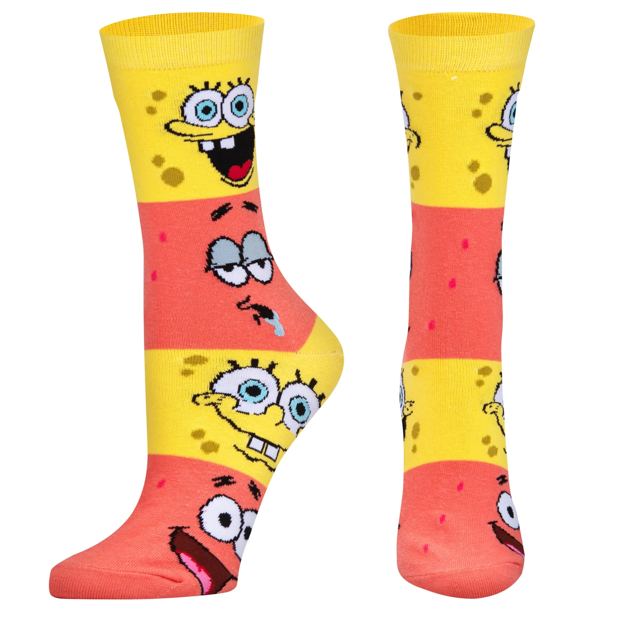 SpongeBob & Patrick Smiley Women's Crew Socks sold by Odd Sox product image thumbnail 2