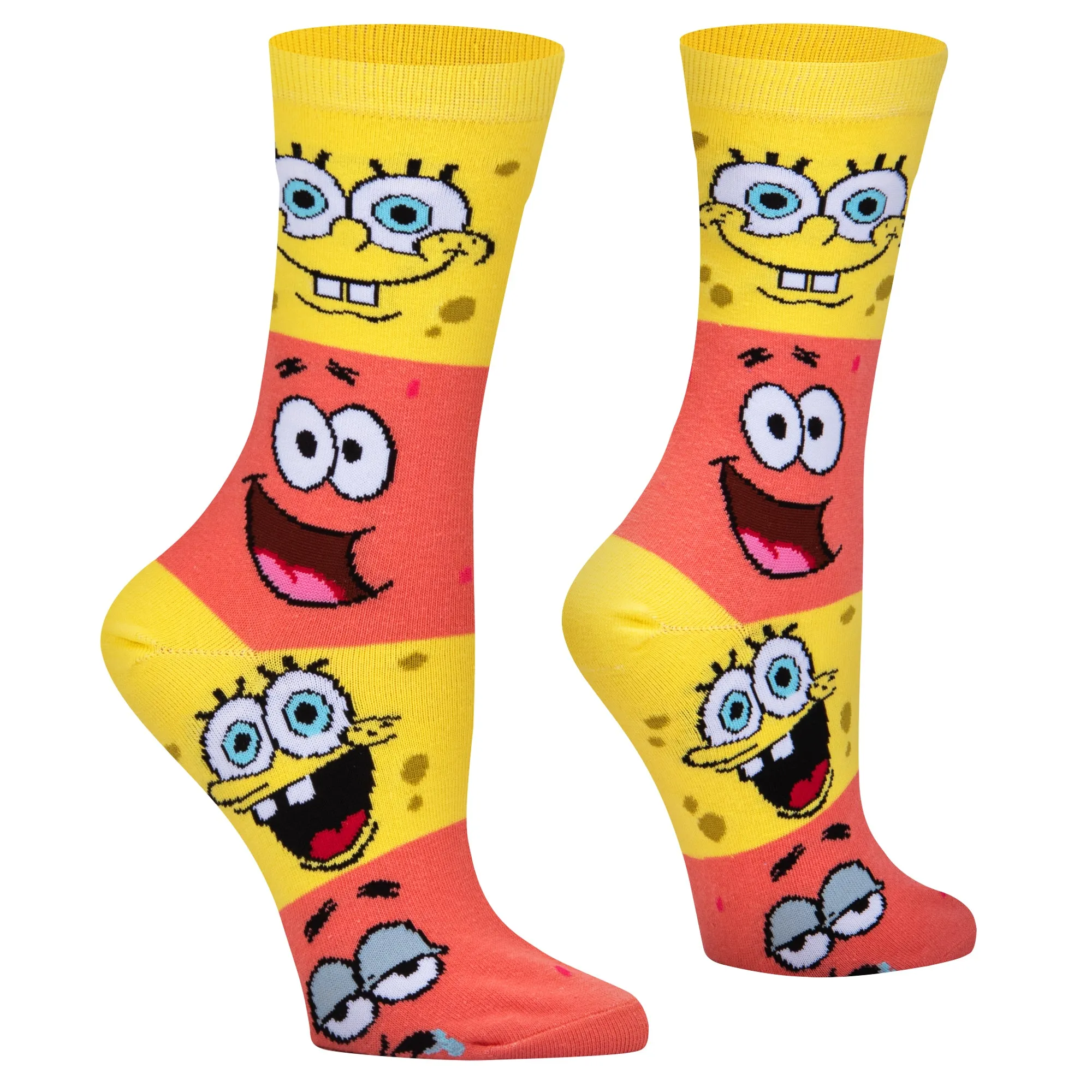 SpongeBob & Patrick Smiley Women's Crew Socks sold by Odd Sox product image thumbnail 3