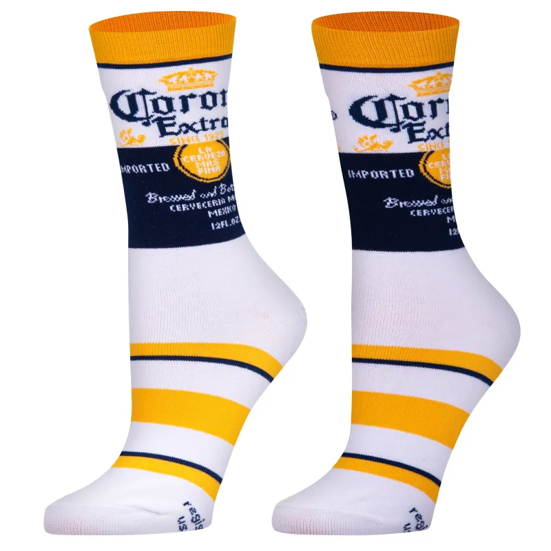 Corona Extra Women's Crew Socks sold by Odd Sox