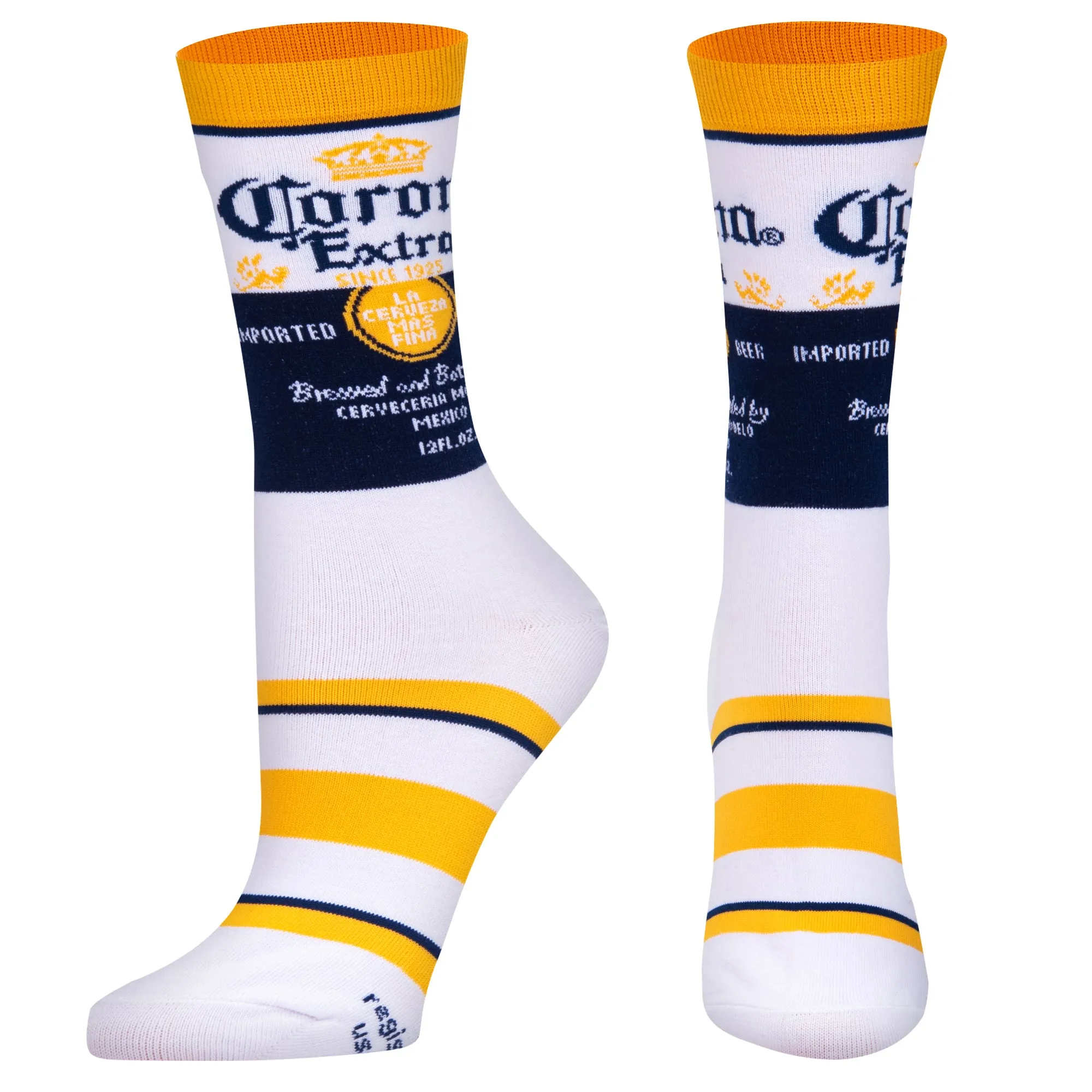Corona Extra Women's Crew Socks sold by Odd Sox product image thumbnail 2