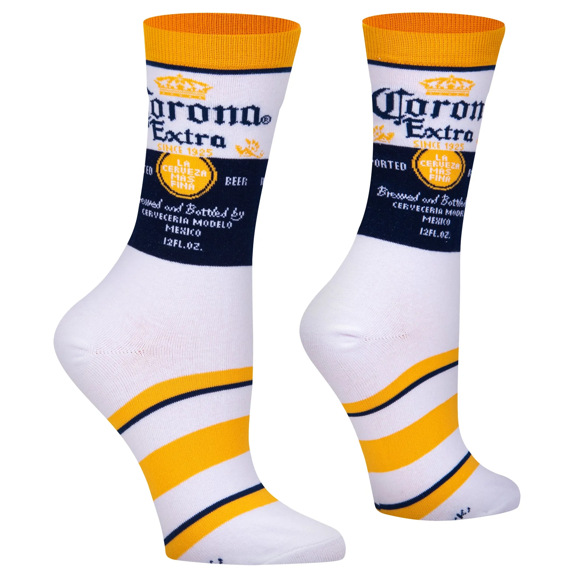 Corona Extra Women's Crew Socks sold by Odd Sox product image thumbnail 3