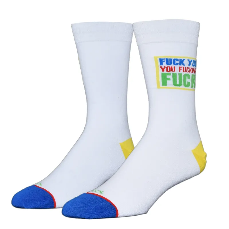 F.Y.Y.F.F Men's Crew Socks sold by Odd Sox
