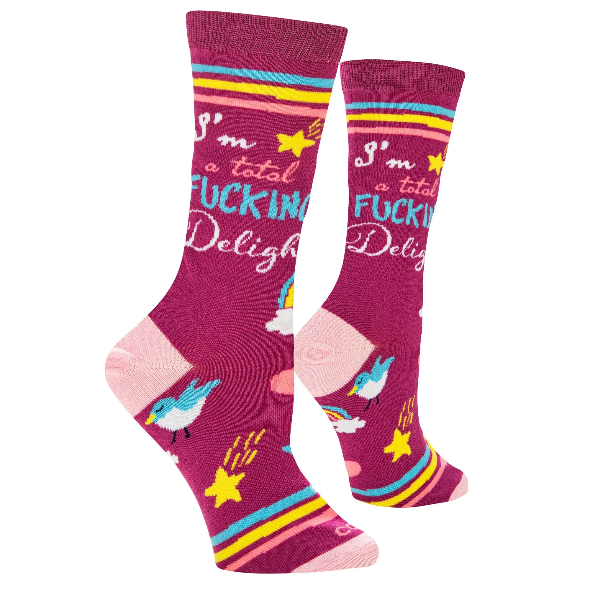 Delight Women's Crew Socks sold by Odd Sox product image thumbnail 3