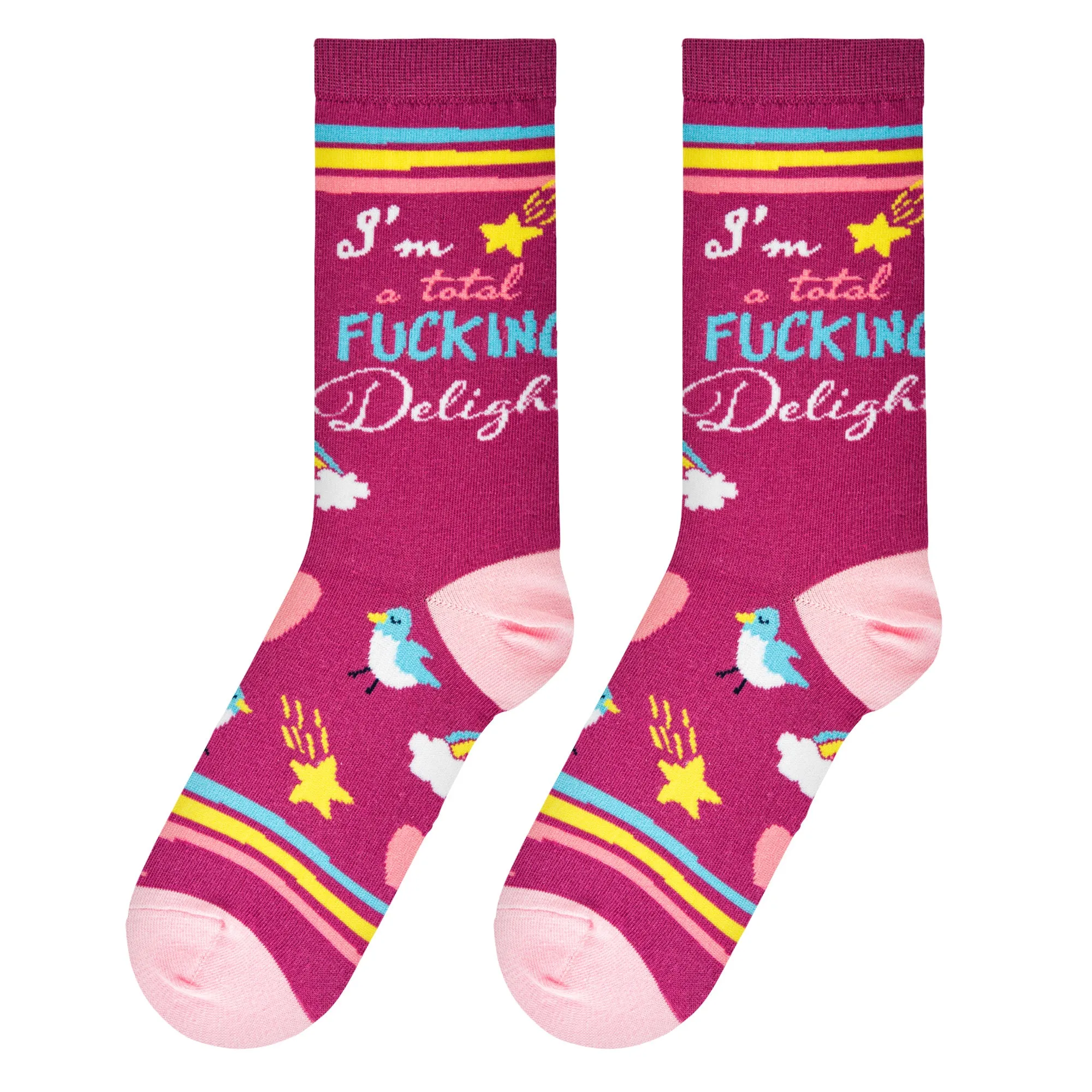 Delight Women's Crew Socks sold by Odd Sox product image thumbnail 5