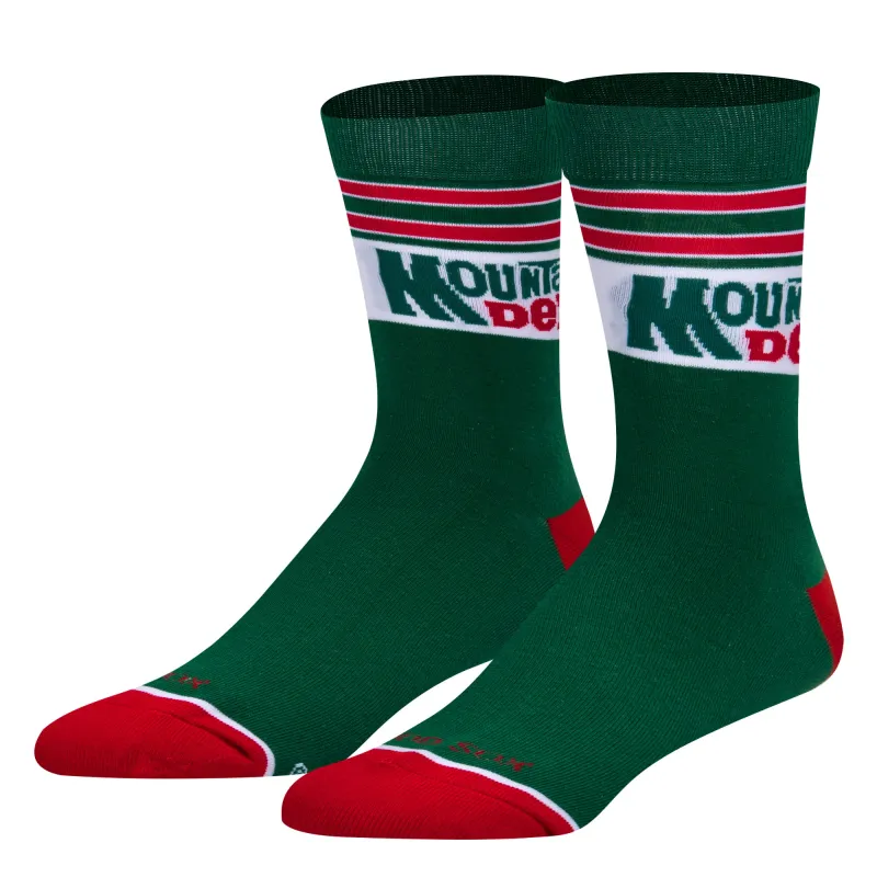 Mountain Dew Retro Men's Crew Socks sold by Odd Sox