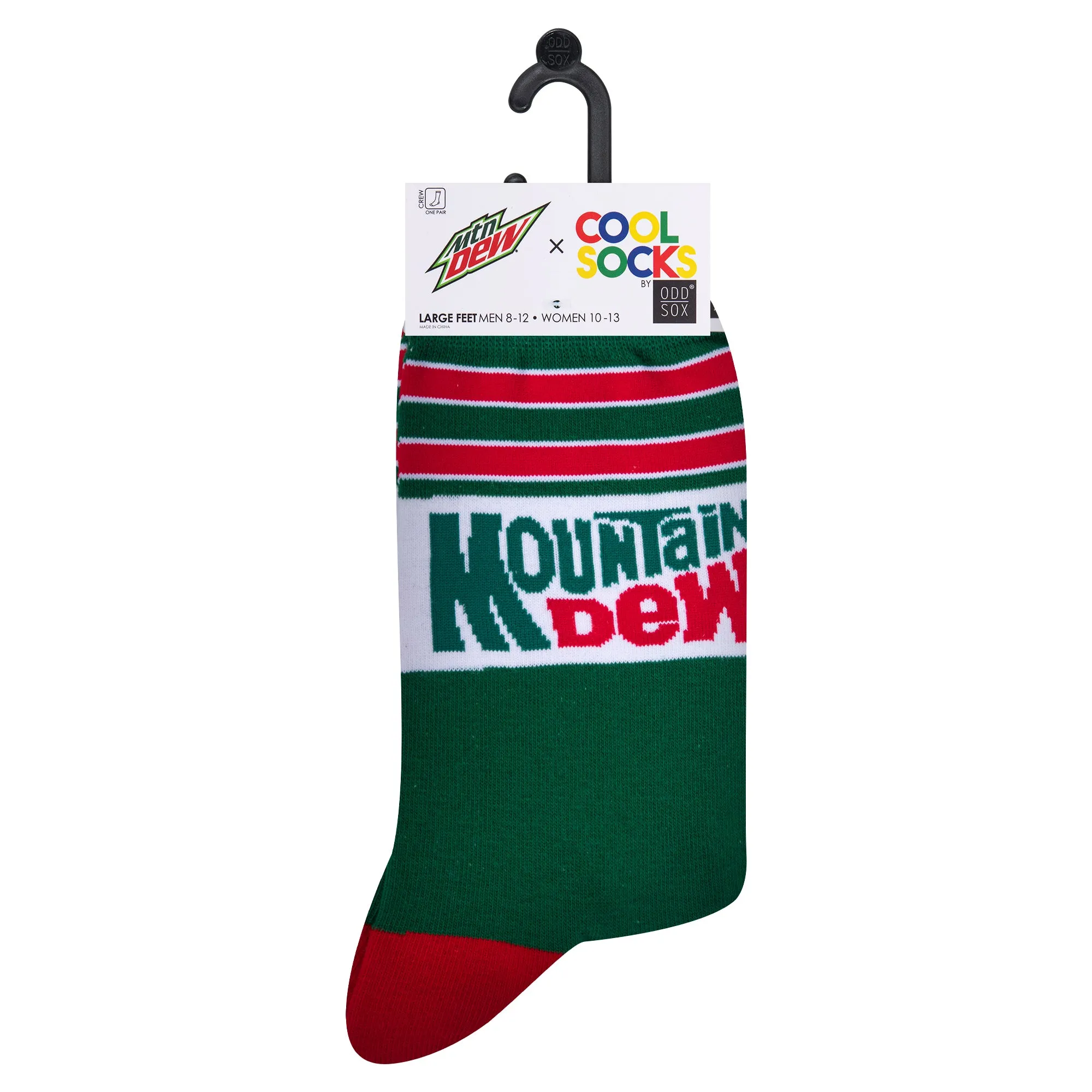 Mountain Dew Retro Men's Crew Socks sold by Odd Sox product image thumbnail 5