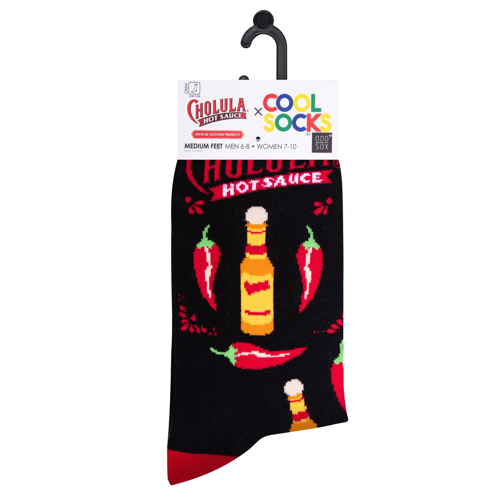 Cholula Too Spicy Women's Crew Socks sold by Odd Sox product image thumbnail 5