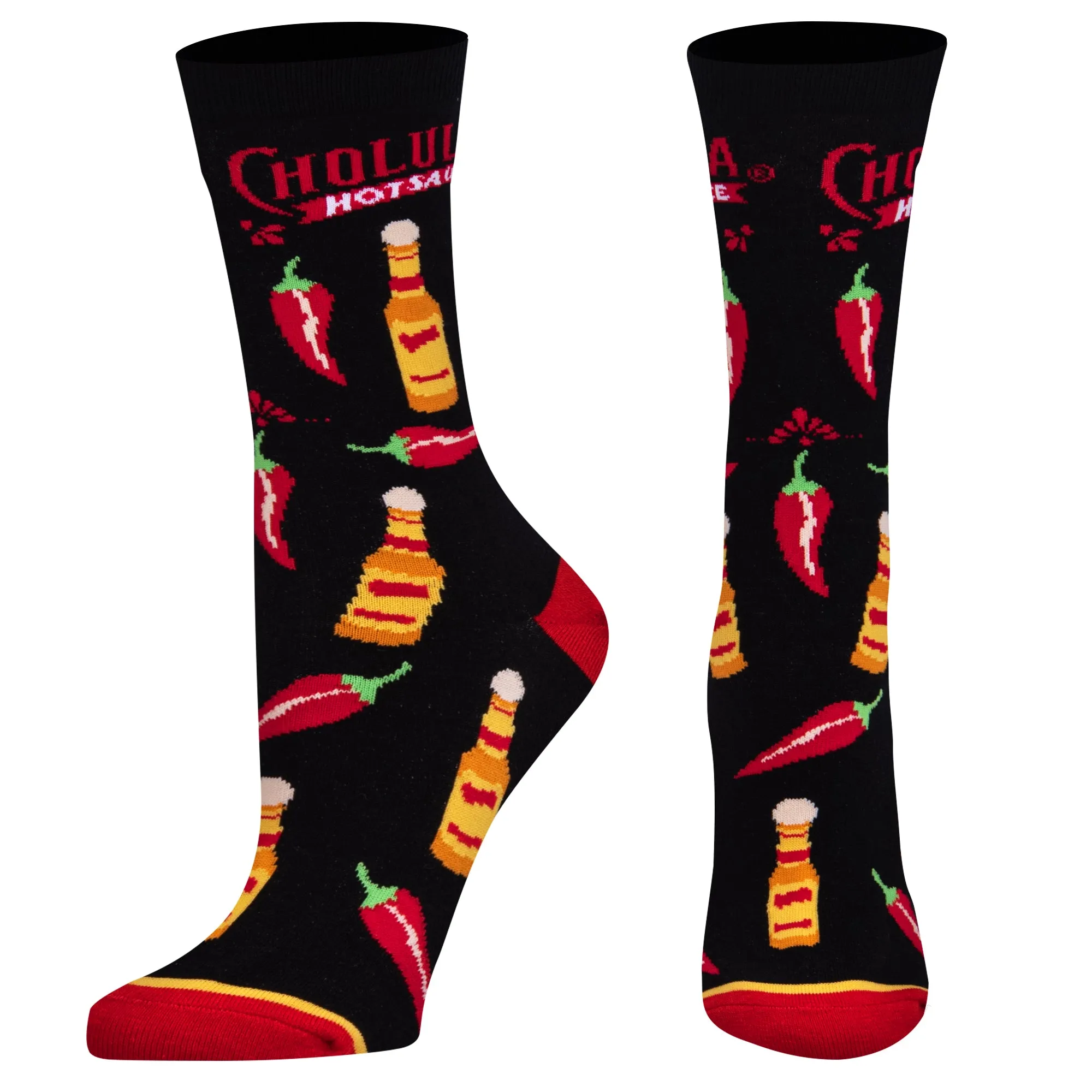 Cholula Too Spicy Women's Crew Socks sold by Odd Sox product image thumbnail 2