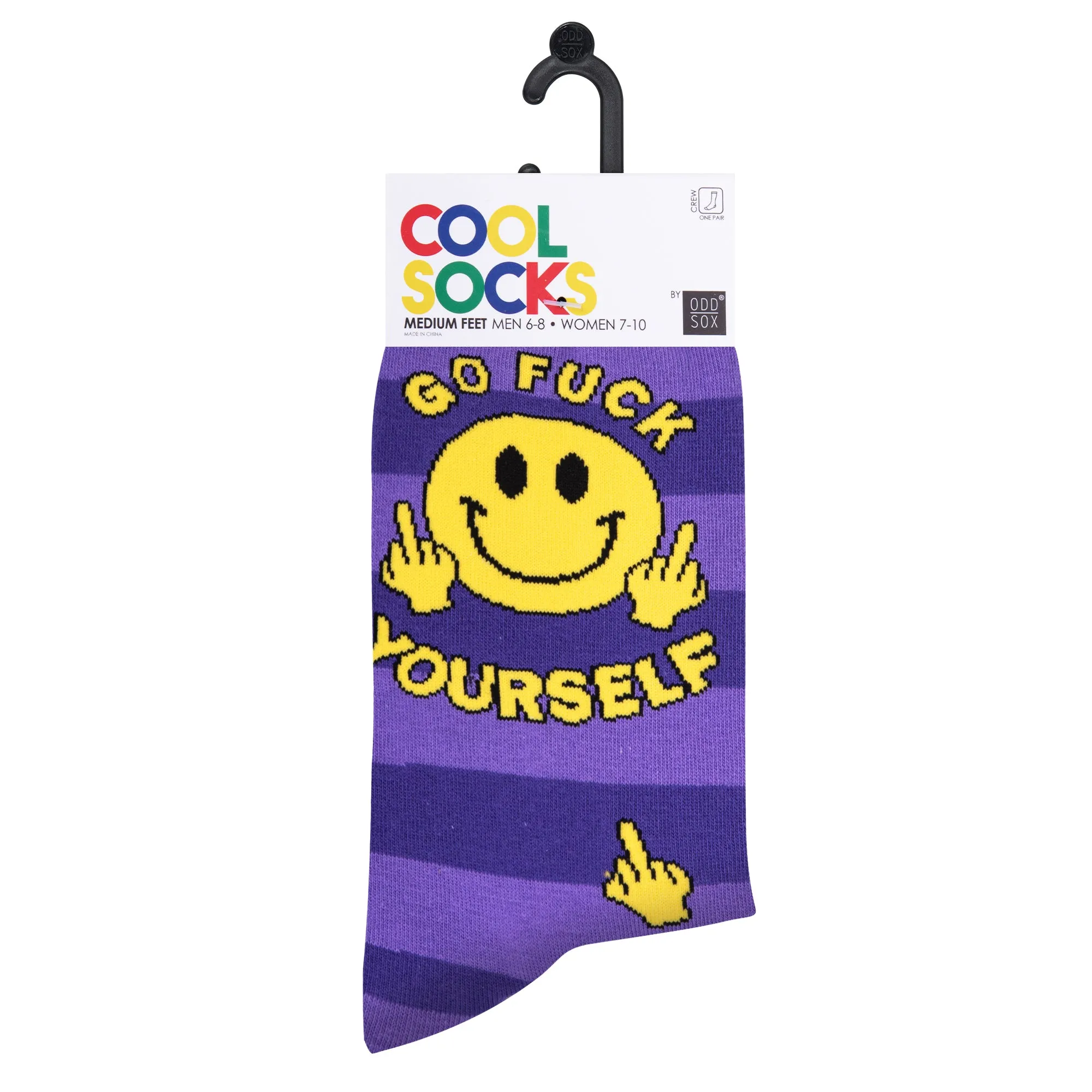 Go Fuck Yourself Women's Crew Socks sold by Odd Sox product image thumbnail 5
