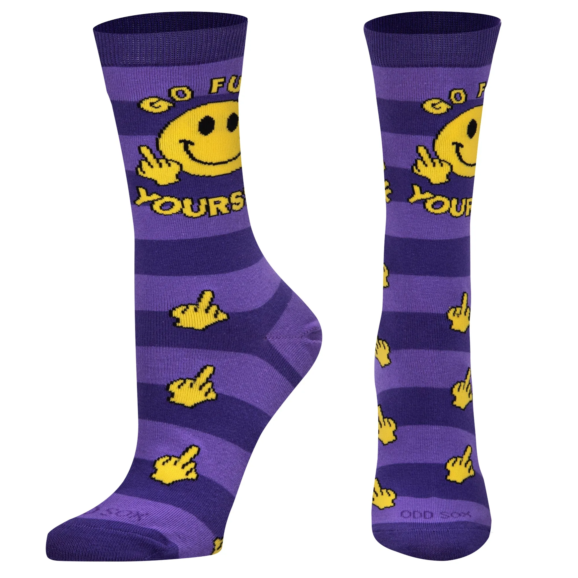 Go Fuck Yourself Women's Crew Socks sold by Odd Sox product image thumbnail 2