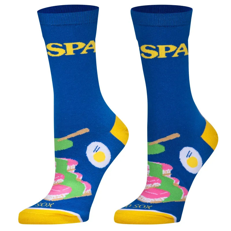 SPAM Women's Crew Socks sold by Odd Sox