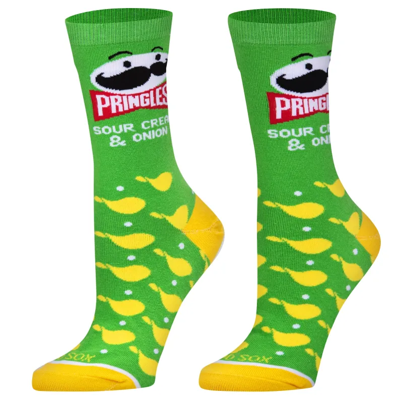 Pringles Sour Cream Women's Crew Socks sold by Odd Sox