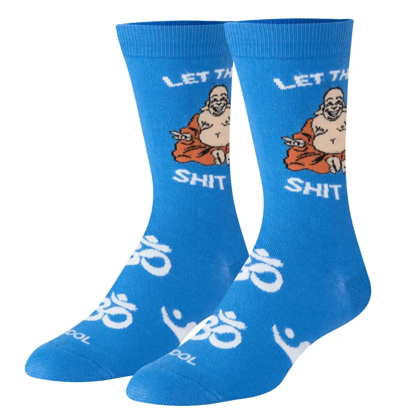 Let That Go Women's Crew Socks made by Odd Sox