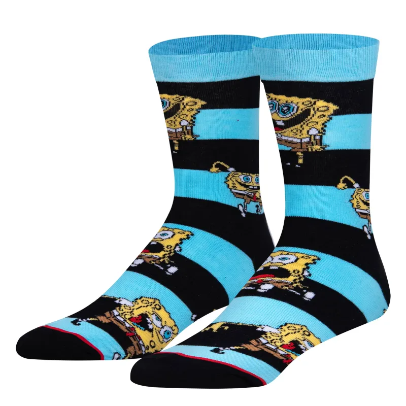 Squarepants Men's Crew Socks sold by Odd Sox