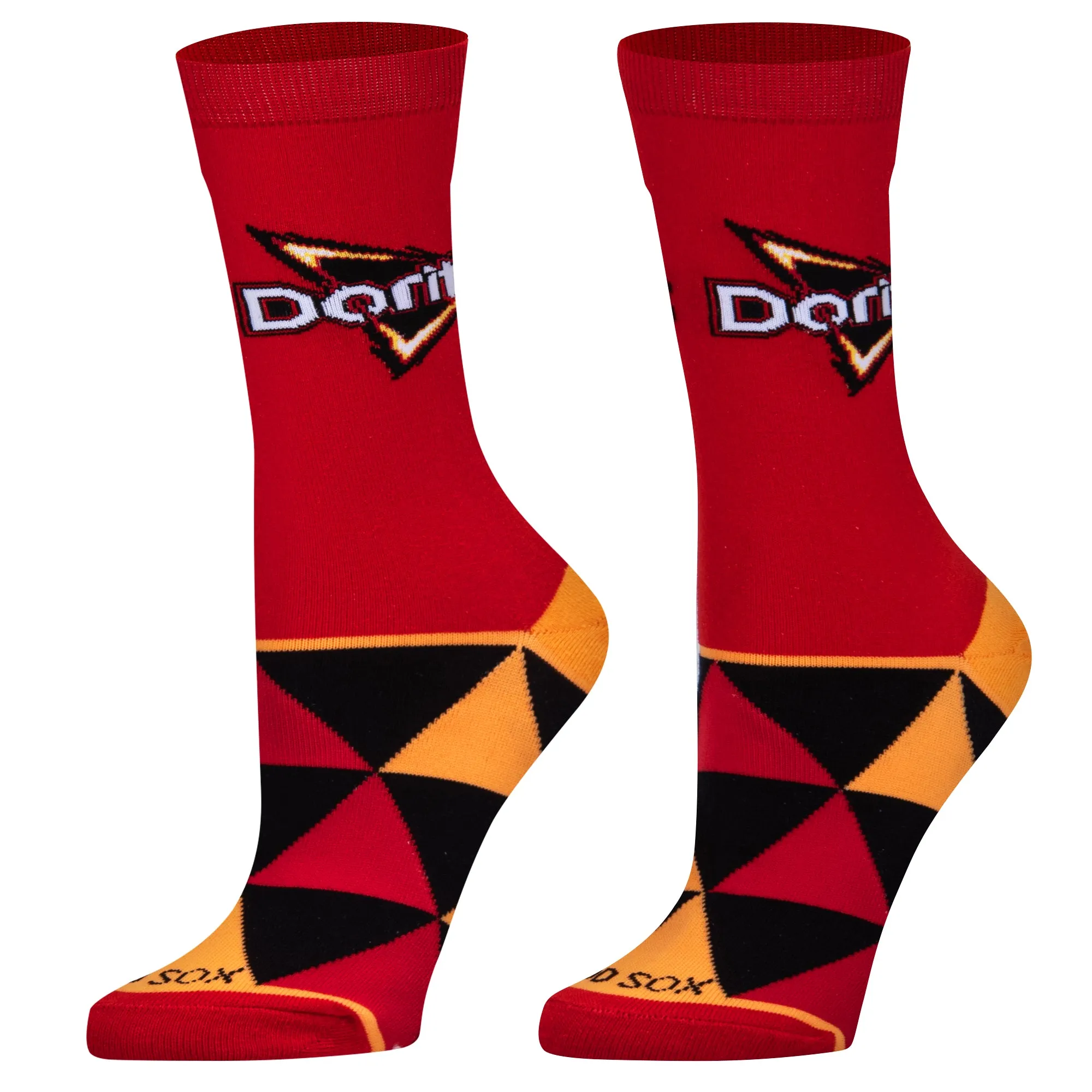 Doritos Nacho Cheese Women's Crew Socks sold by Odd Sox