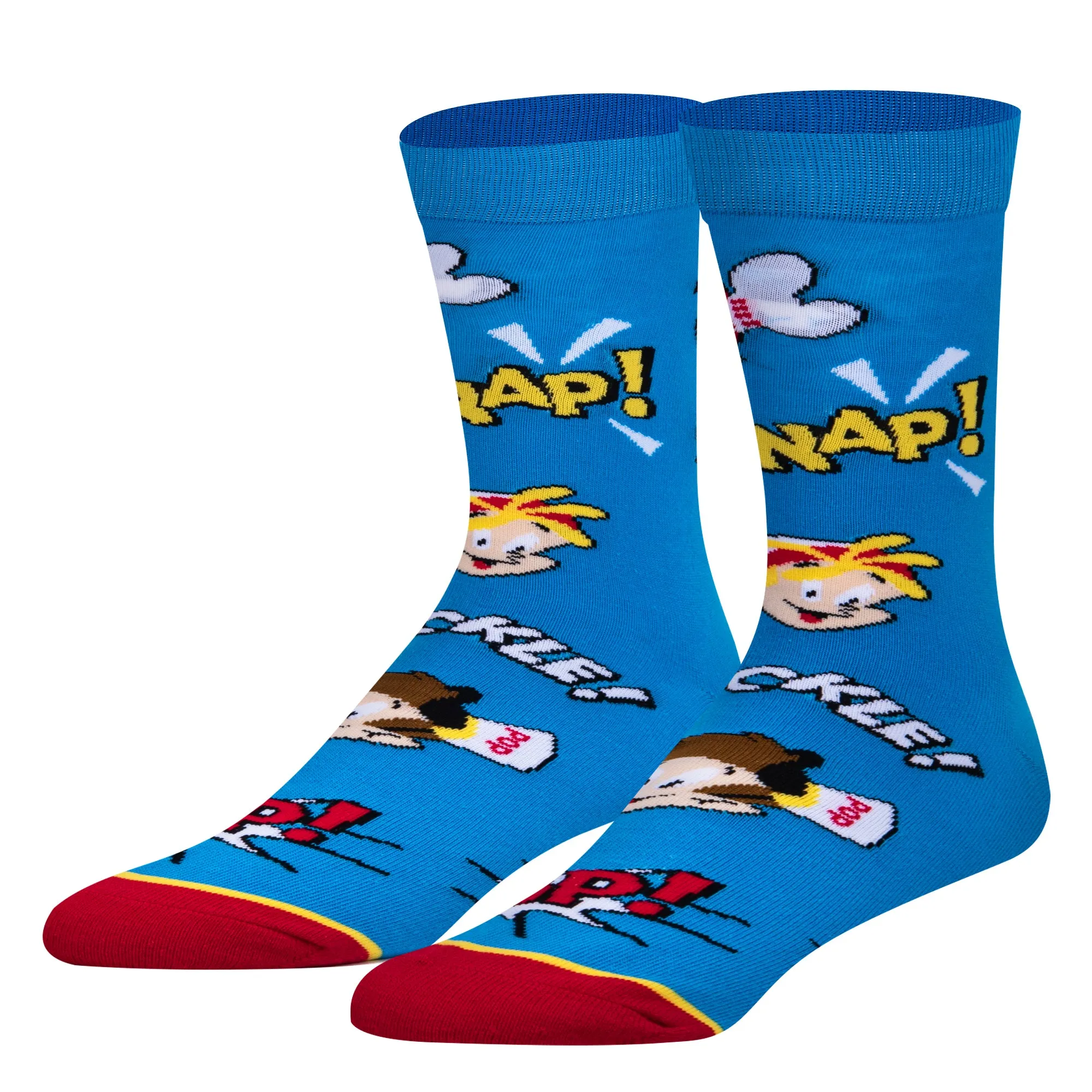 Snap Crackle Pop Men's Crew Socks sold by Odd Sox