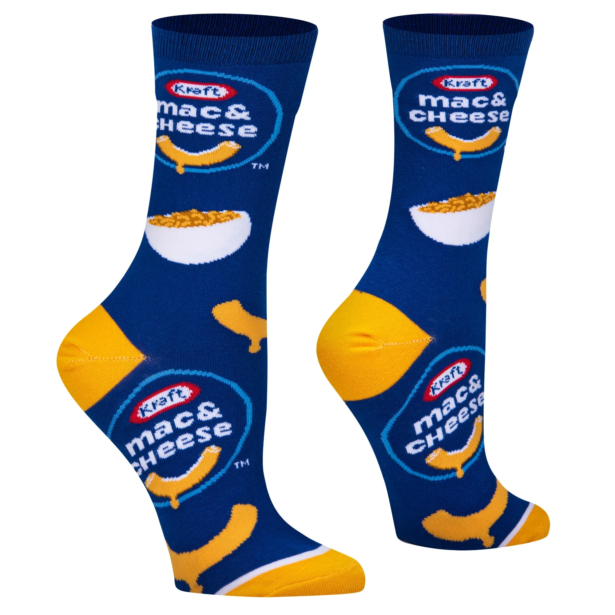 Kraft Mac & Cheese Women's Crew Socks sold by Odd Sox product image thumbnail 3