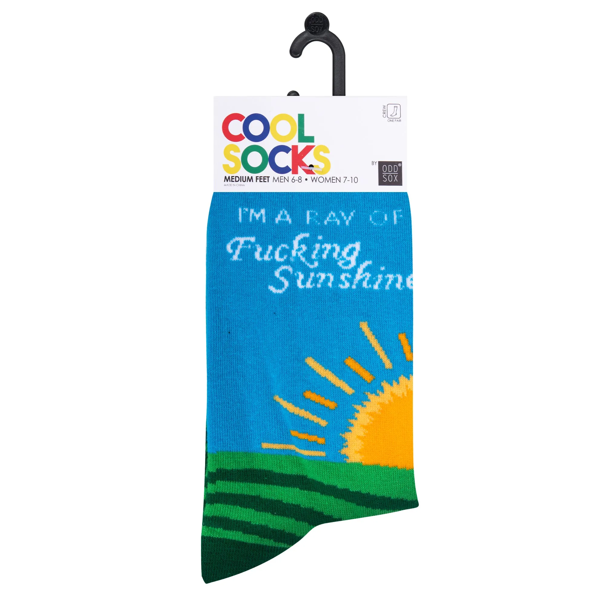 Ray Of Sunshine Women's Crew Socks sold by Odd Sox product image thumbnail 5