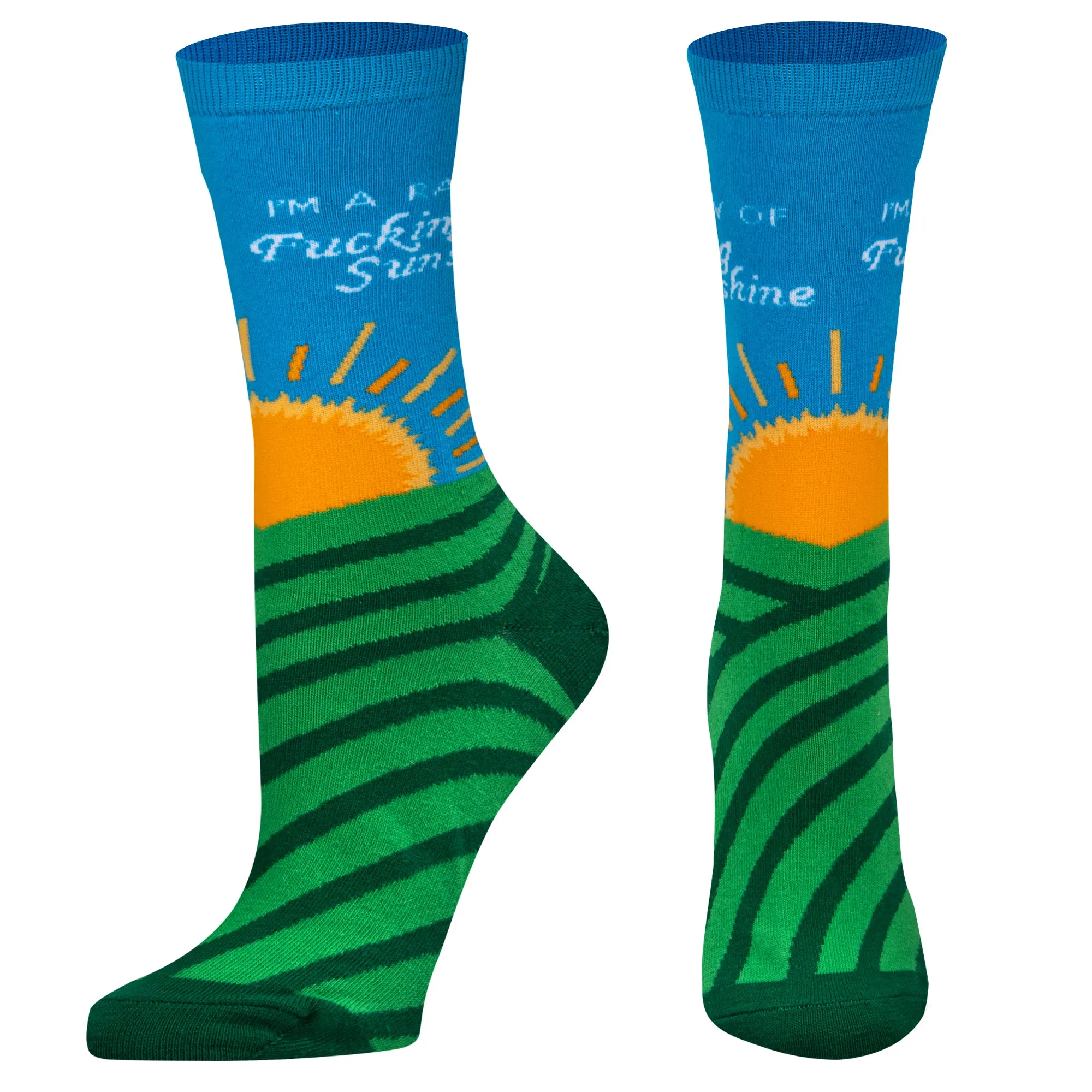 Ray Of Sunshine Women's Crew Socks sold by Odd Sox product image thumbnail 2