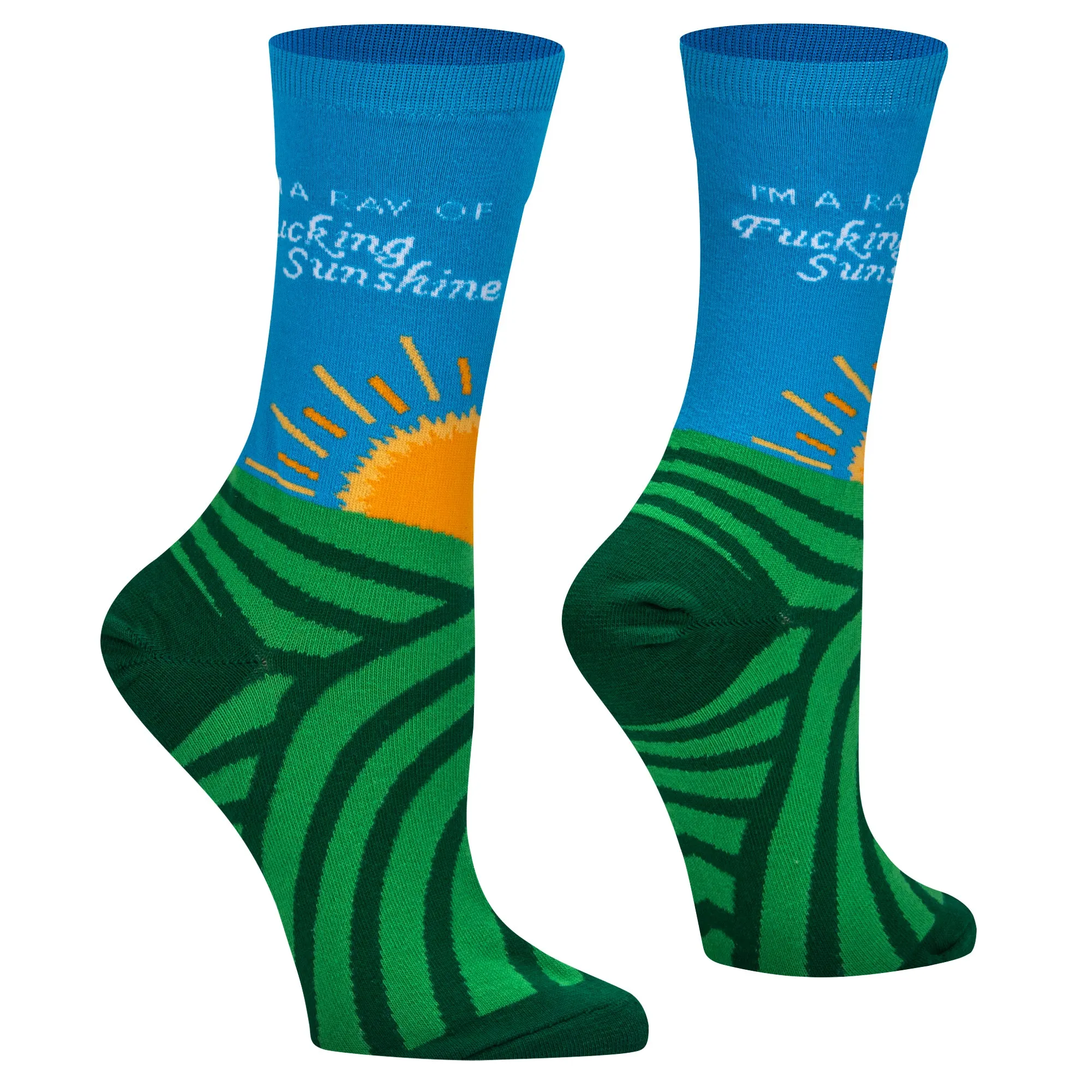Ray Of Sunshine Women's Crew Socks sold by Odd Sox product image thumbnail 3
