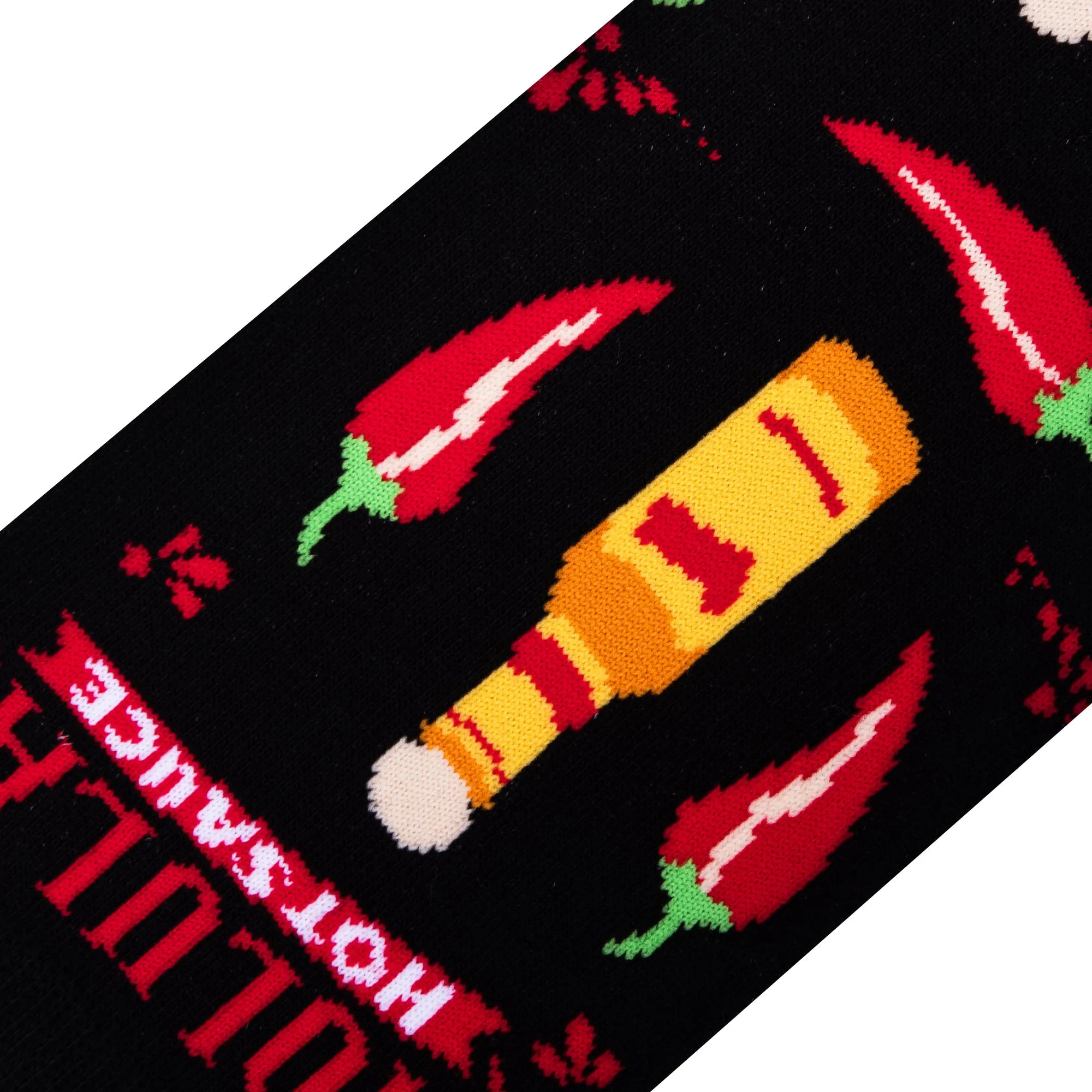 Cholula Nothing Too Spicy Men's Crew Socks sold by Odd Sox product image thumbnail 4