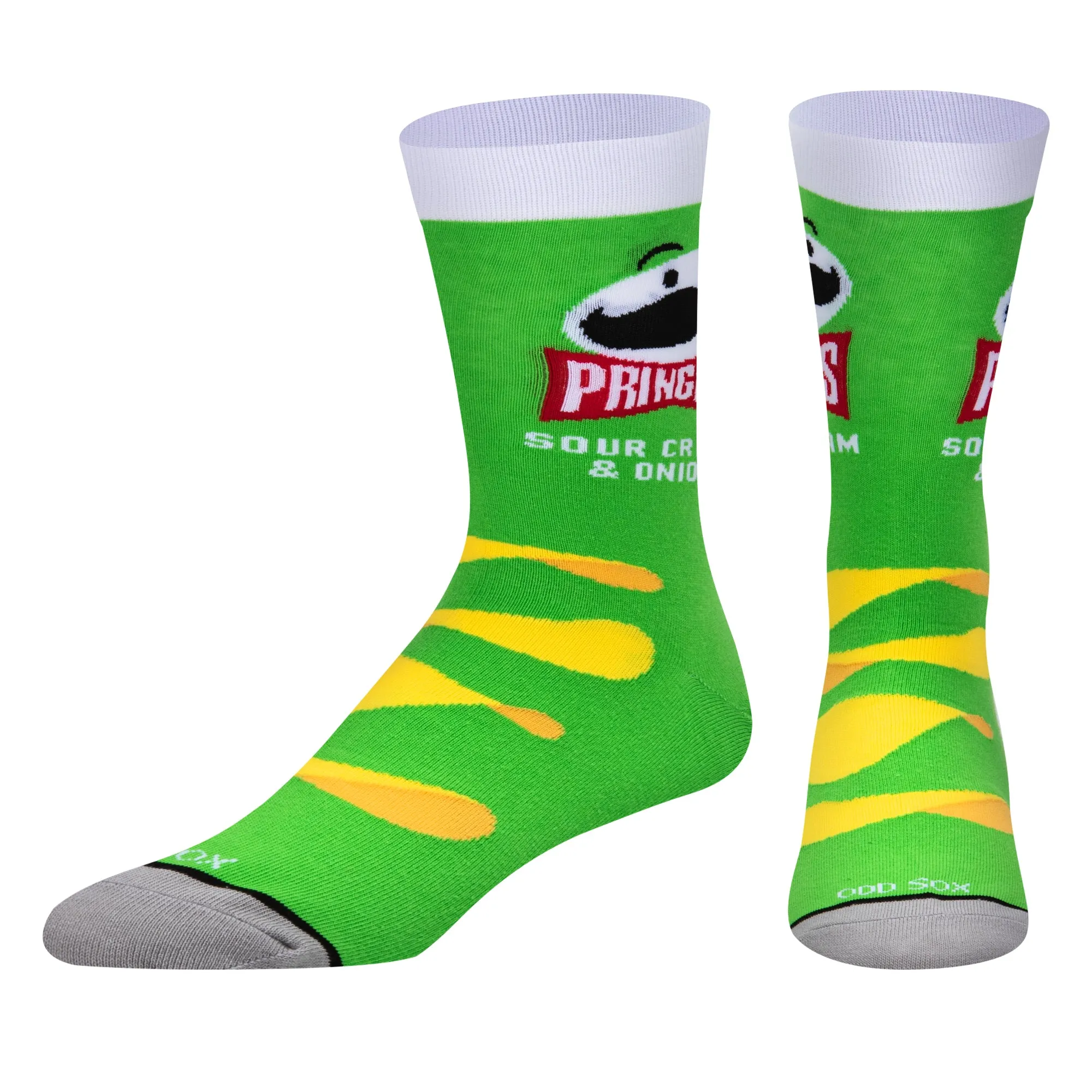 Pringles Sour Cream & Onion Men's Crew Socks sold by Odd Sox product image thumbnail 2