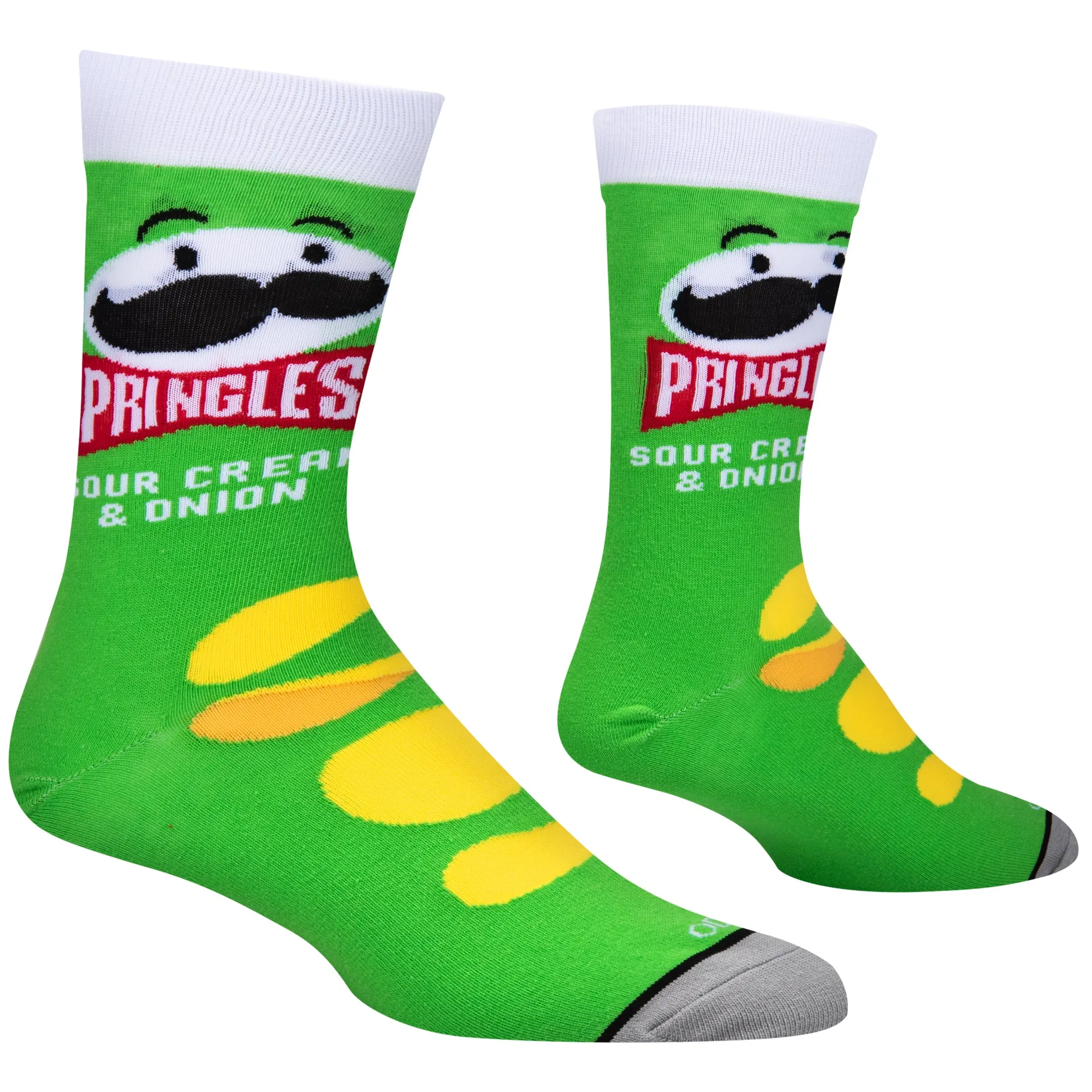 Pringles Sour Cream & Onion Men's Crew Socks sold by Odd Sox product image thumbnail 3