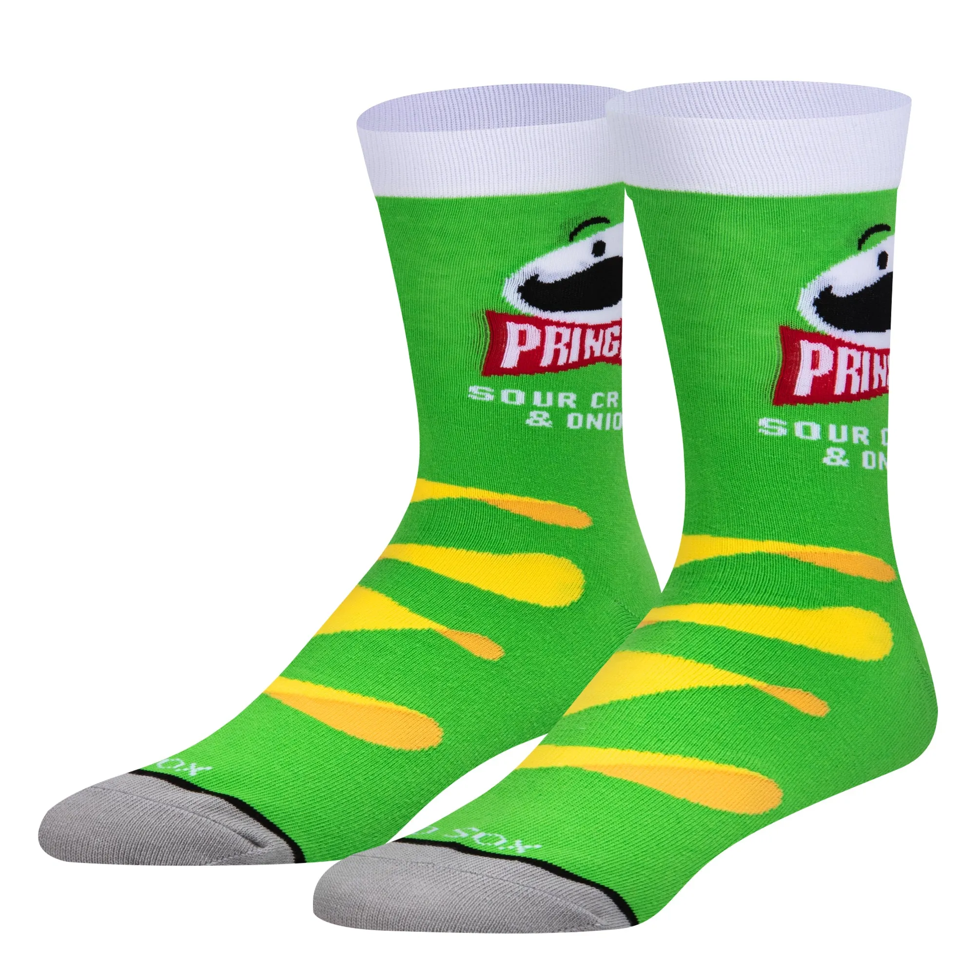 Pringles Sour Cream & Onion Men's Crew Socks sold by Odd Sox