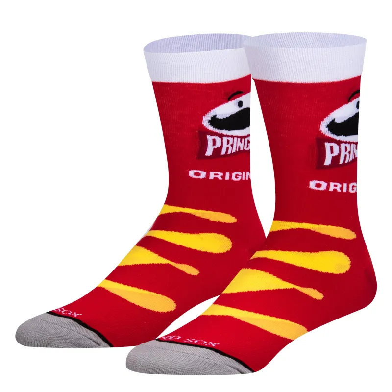 Pringles Original Men's Crew Socks sold by Odd Sox