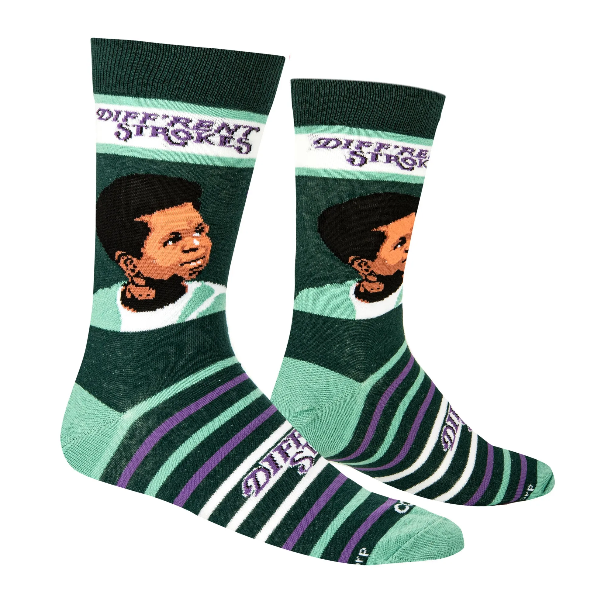 Diff'rent Strokes Men's Crew Socks sold by Odd Sox product image thumbnail 3