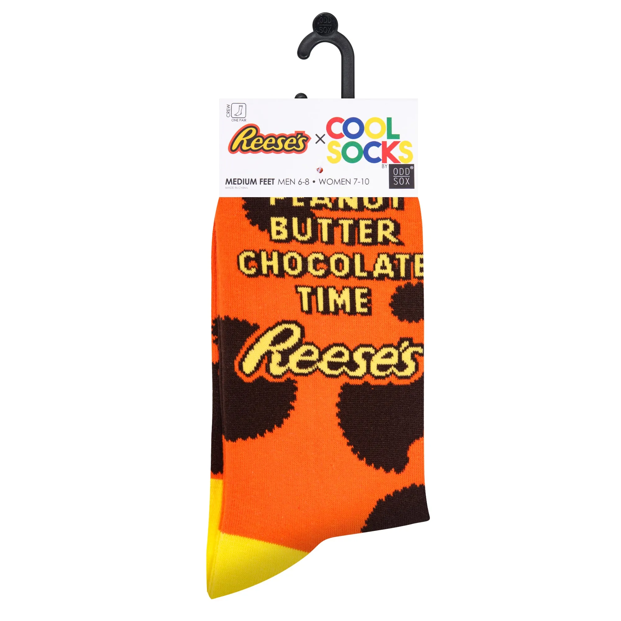 Peanut Reese's Butter Chocolate Time Women's Crew Socks sold by Odd Sox product image thumbnail 5