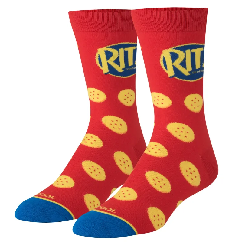 Ritz Crackers Men's Crew Socks sold by Odd Sox
