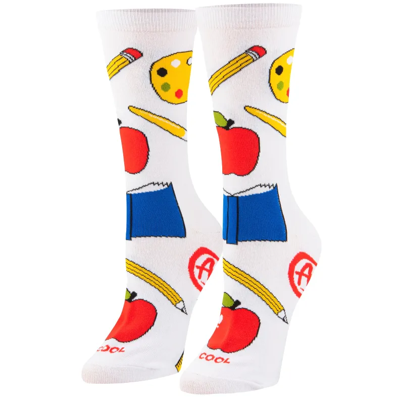 Teacher Women's Crew Socks sold by Odd Sox
