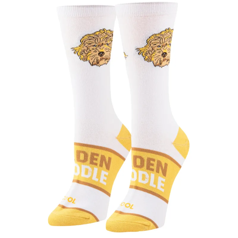 Golden Doodle Women's Crew Socks sold by Odd Sox
