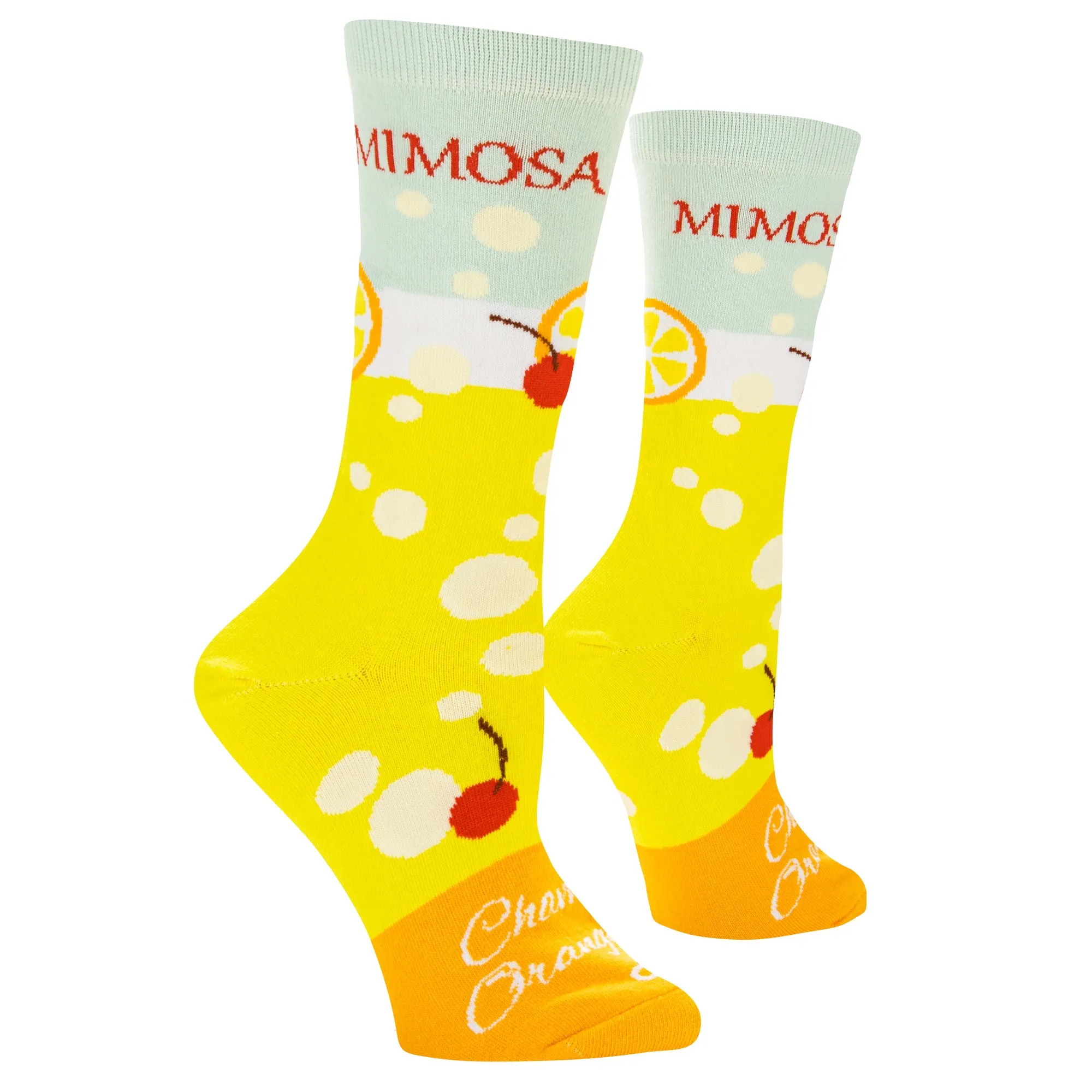 Mimosa Recipe Women's Crew Socks sold by Odd Sox product image thumbnail 3