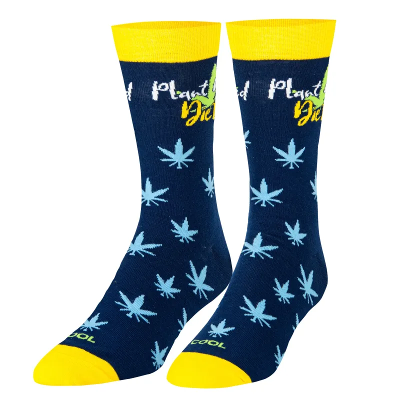 Plant Based Diet Men's Crew Socks sold by Odd Sox