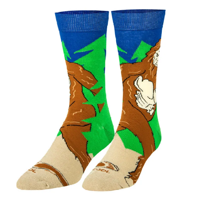 Sasquatch Men's Crew Socks sold by Odd Sox