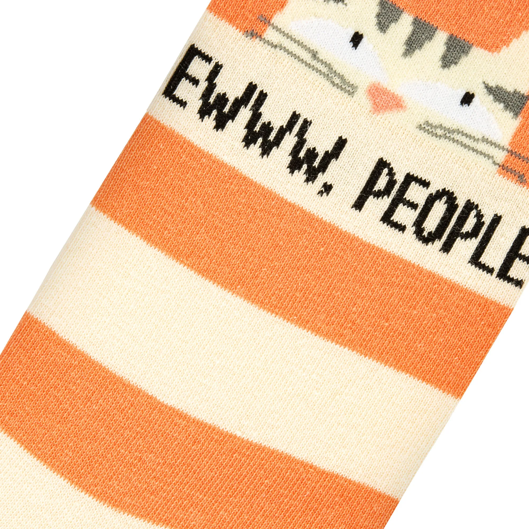 Eww People Cats Women's Crew Socks sold by Odd Sox product image thumbnail 4