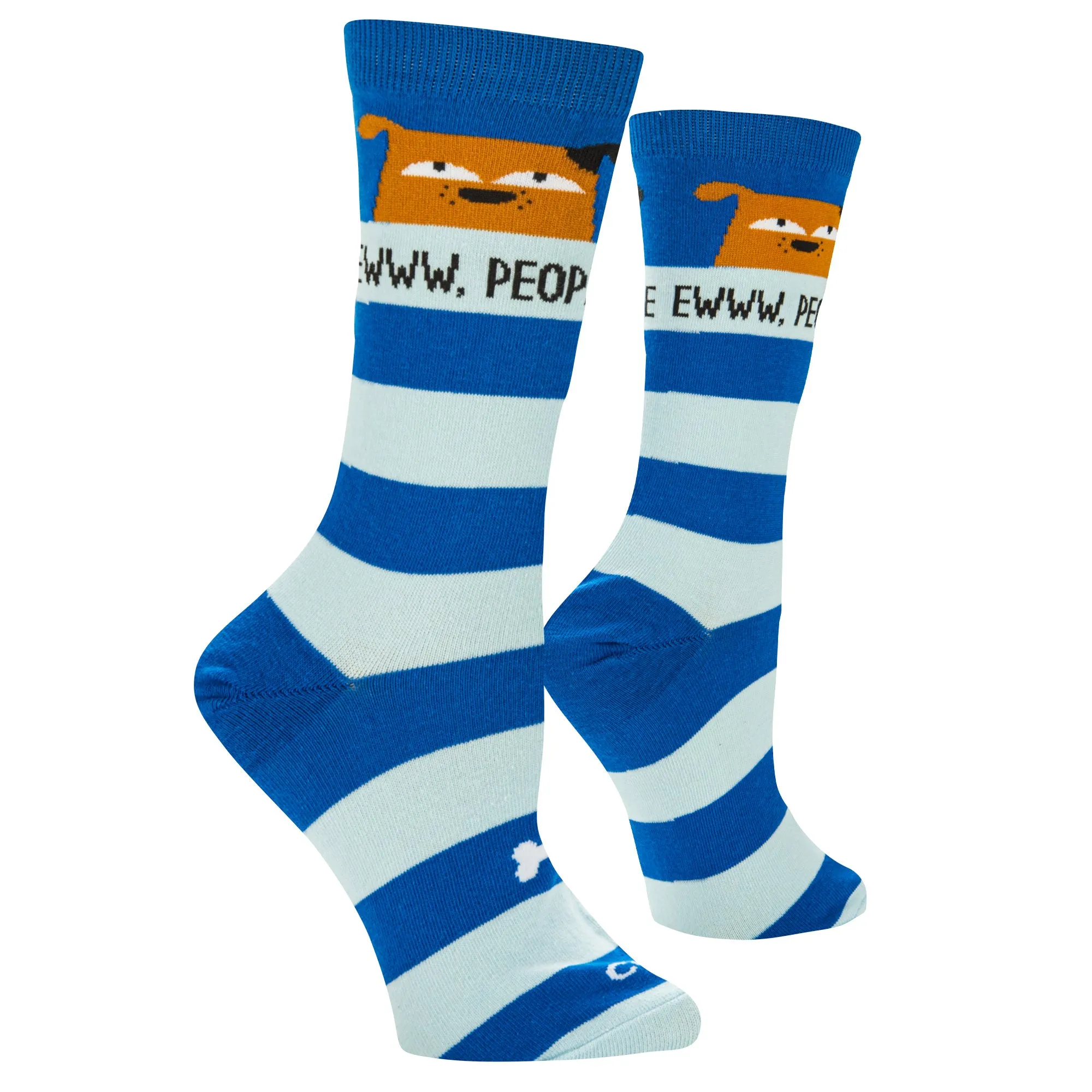 Eww People Dogs Women's Crew Socks sold by Odd Sox product image thumbnail 3