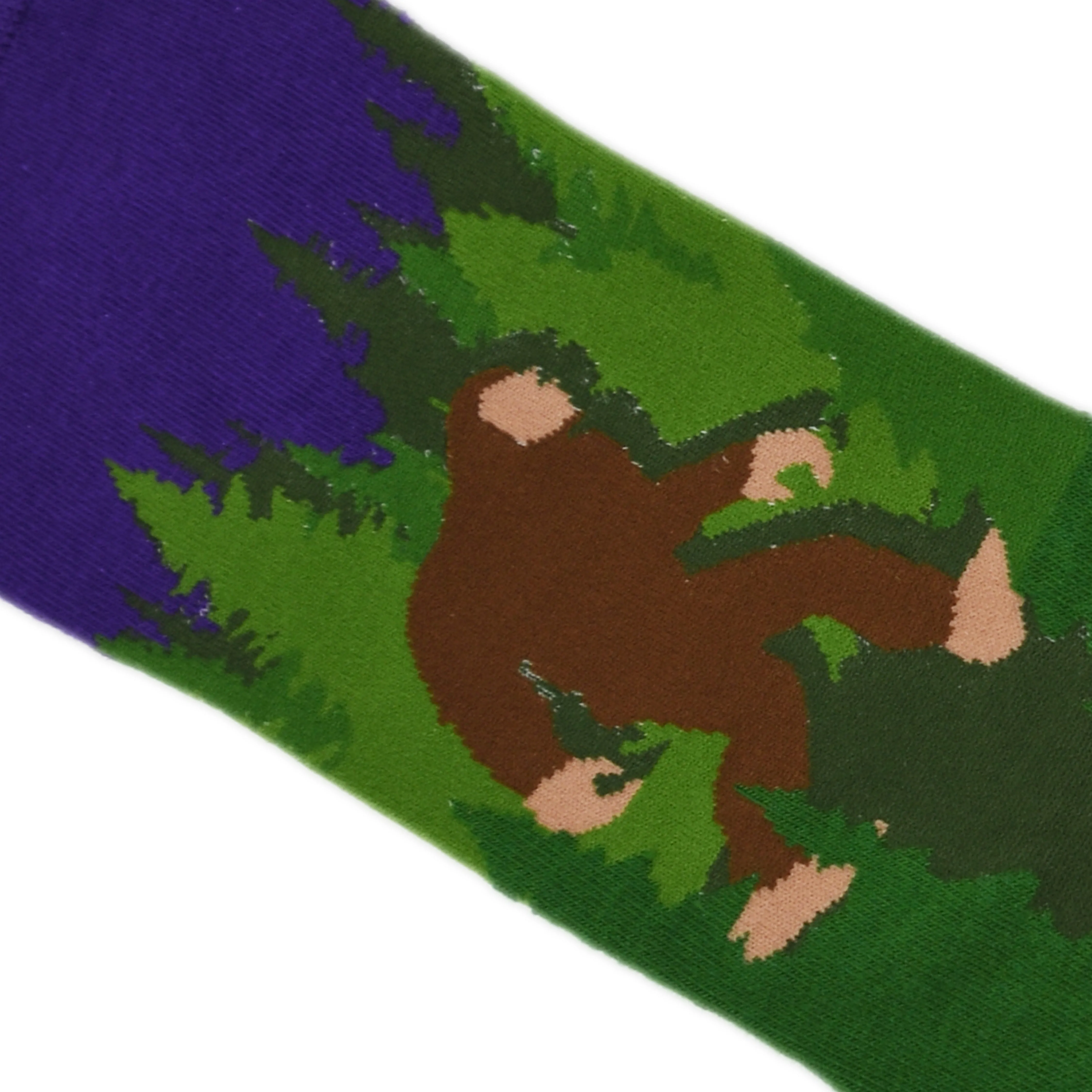 Sasquatch Men's Crew Socks sold by Odd Sox product image thumbnail 3