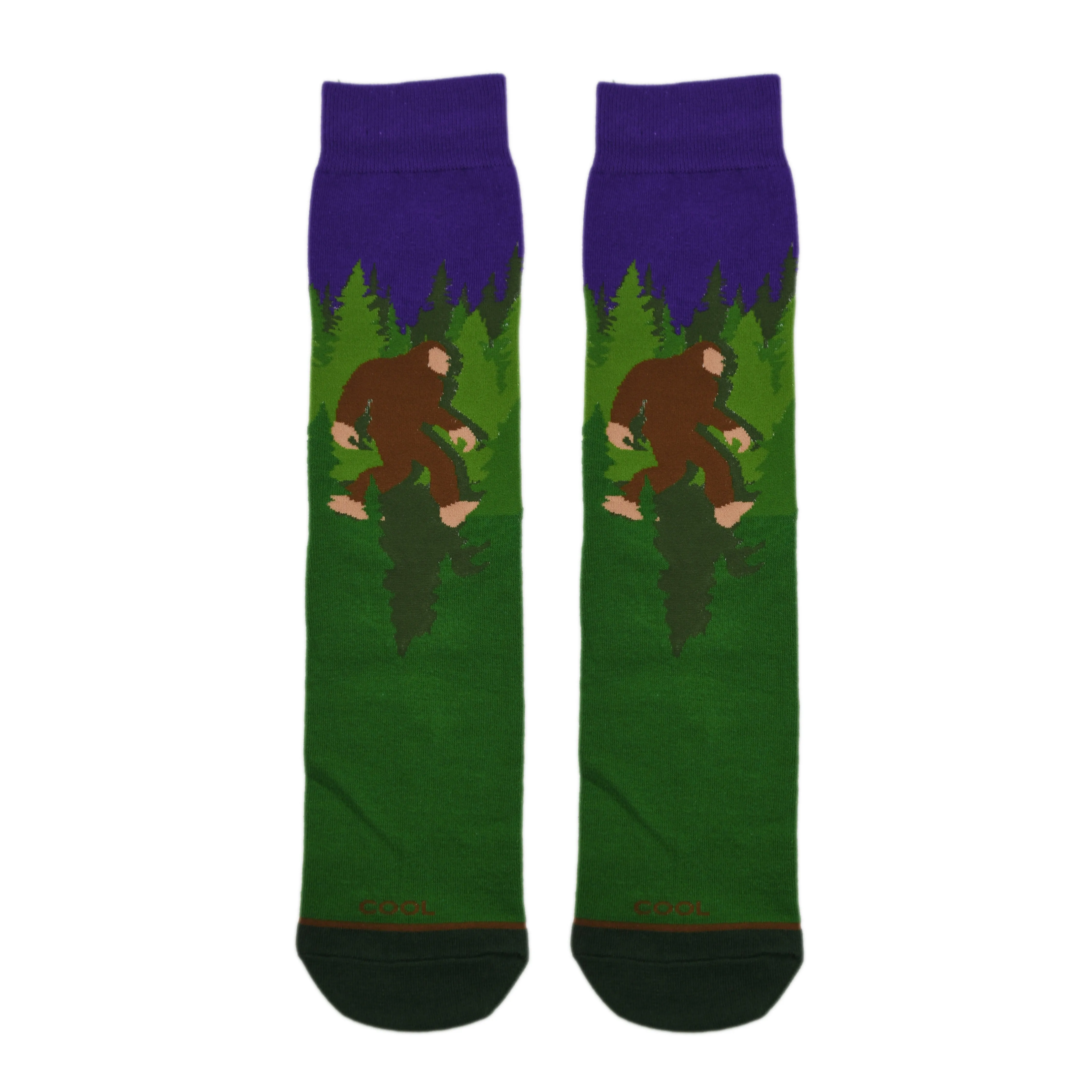 Sasquatch Men's Crew Socks sold by Odd Sox product image thumbnail 4