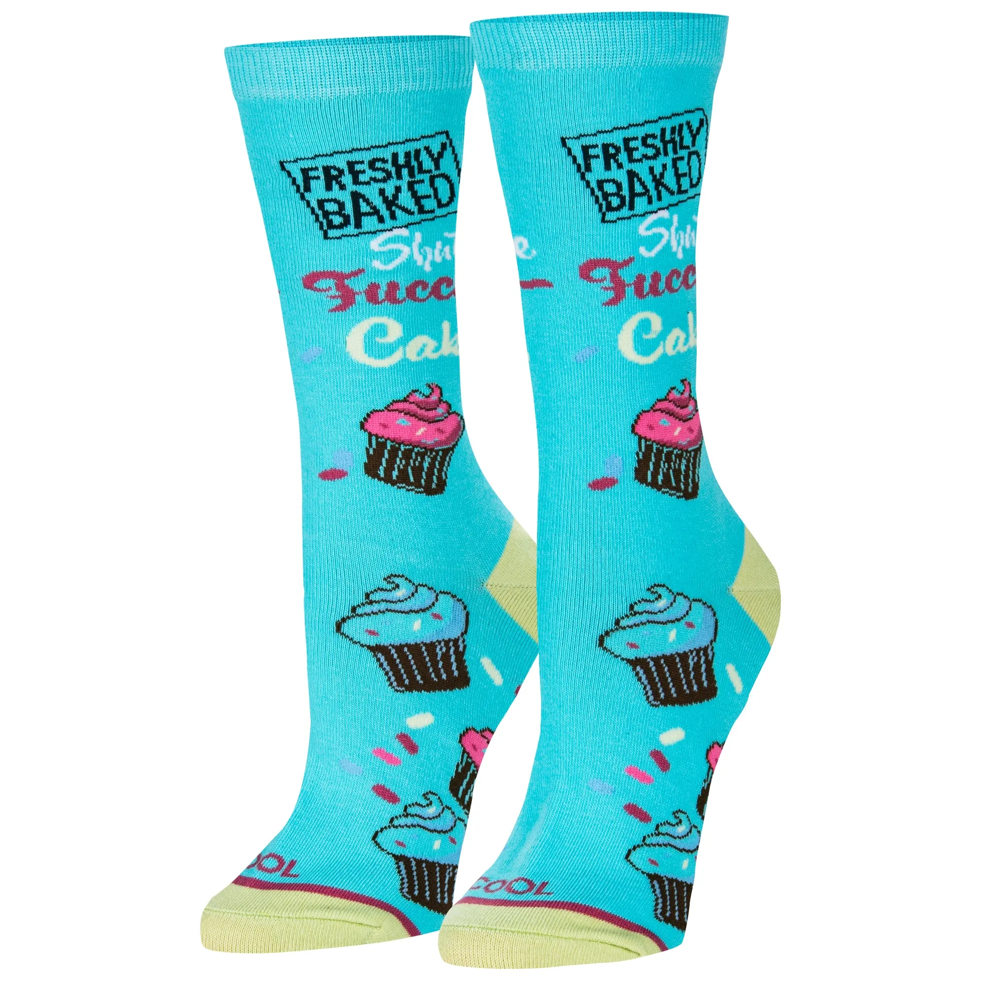 Shut The Fuccupcakes Women's Crew Socks sold by Odd Sox