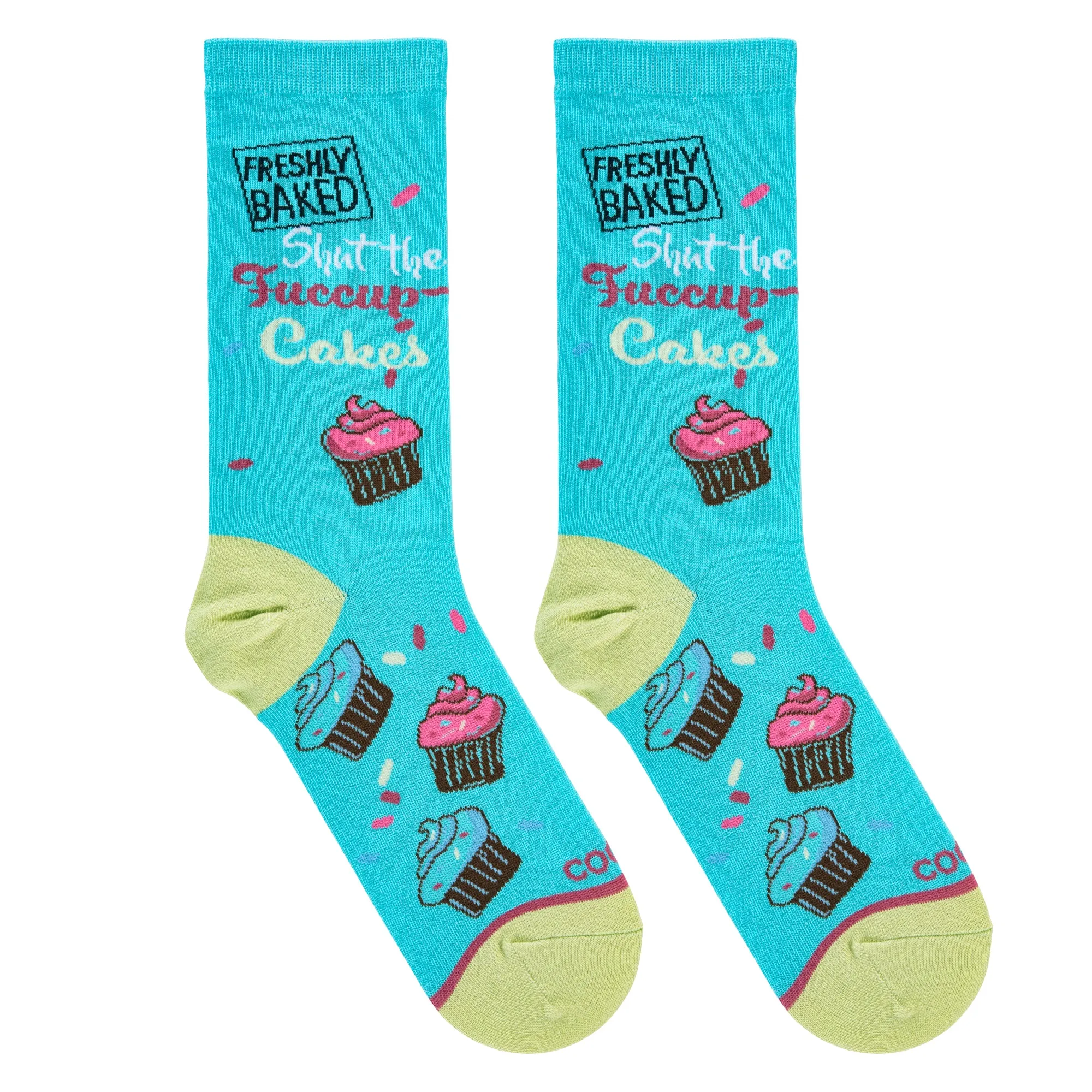 Shut The Fuccupcakes Women's Crew Socks sold by Odd Sox product image thumbnail 5