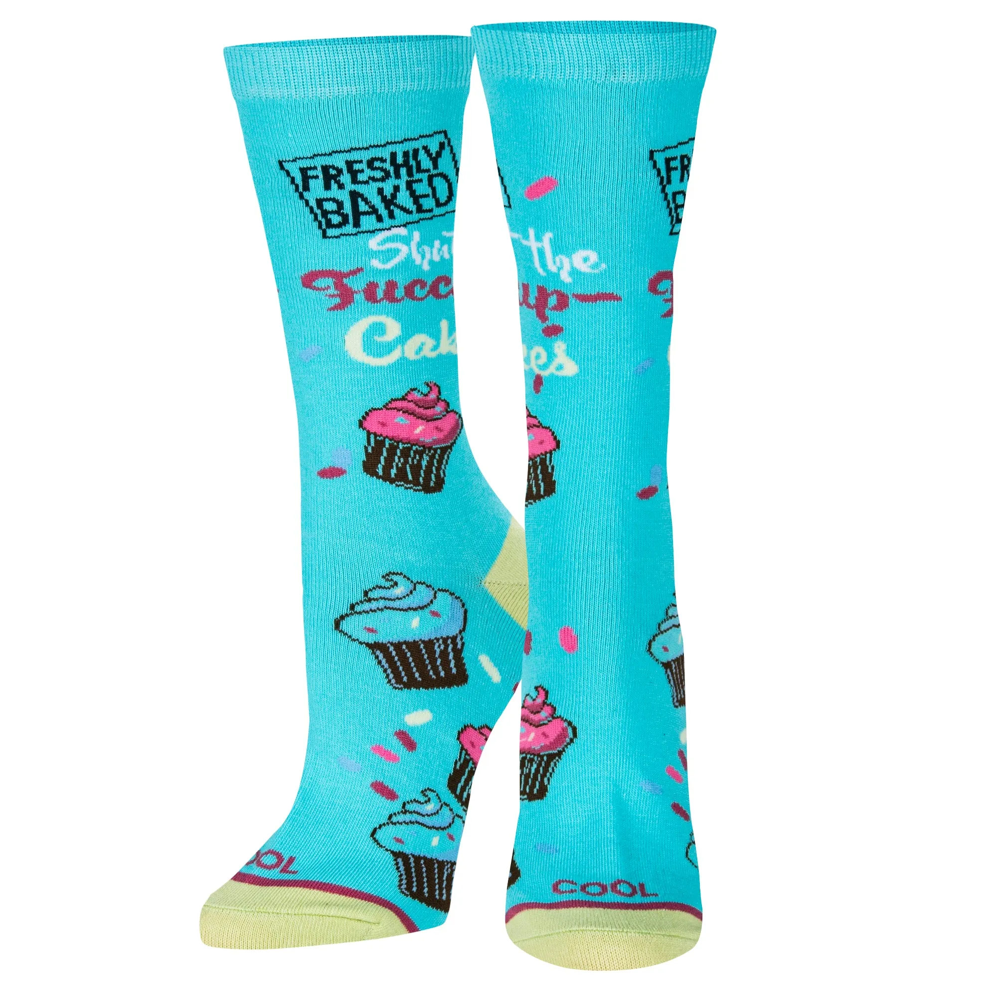 Shut The Fuccupcakes Women's Crew Socks sold by Odd Sox product image thumbnail 2