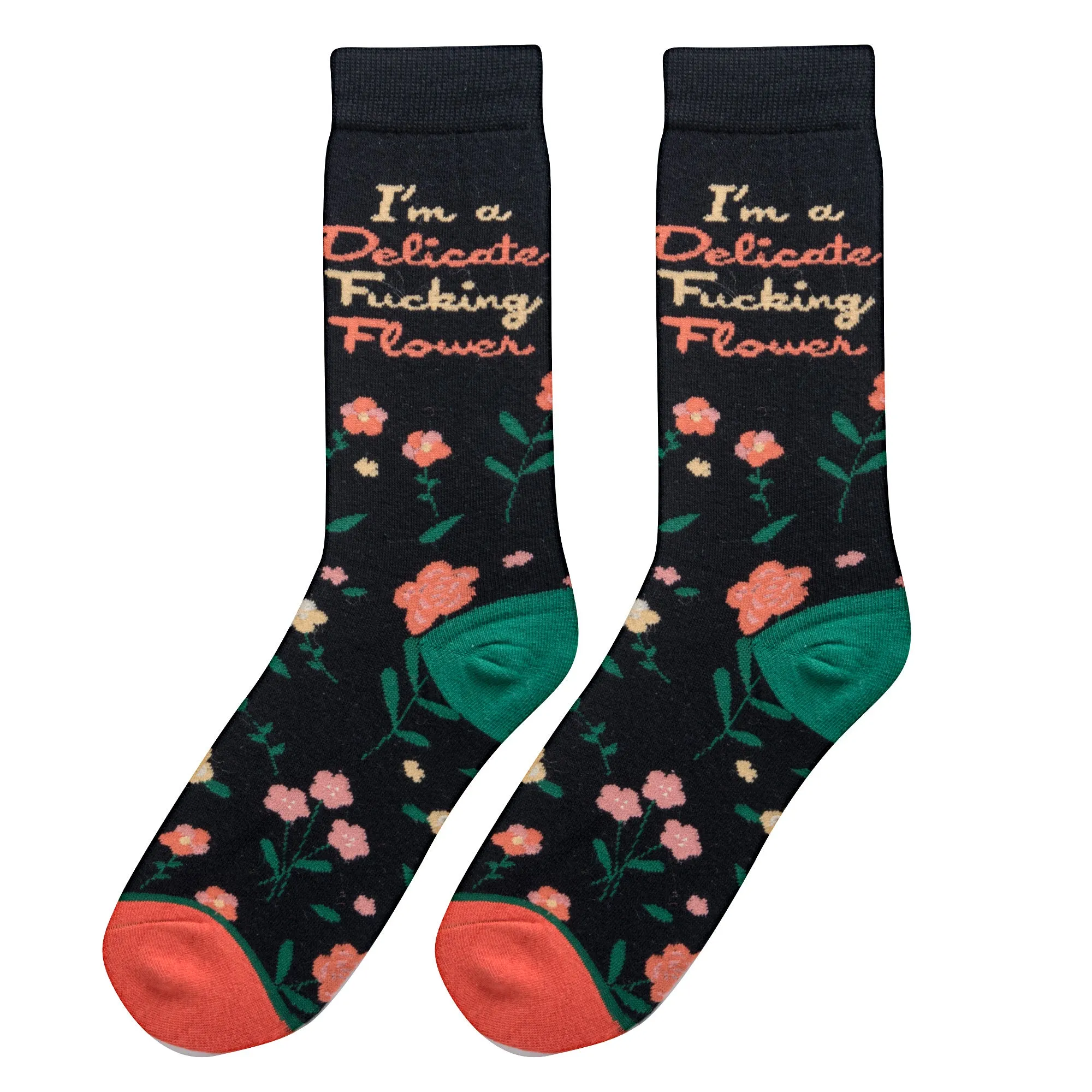 Delicate Flower Women's Crew Socks sold by Odd Sox product image thumbnail 5
