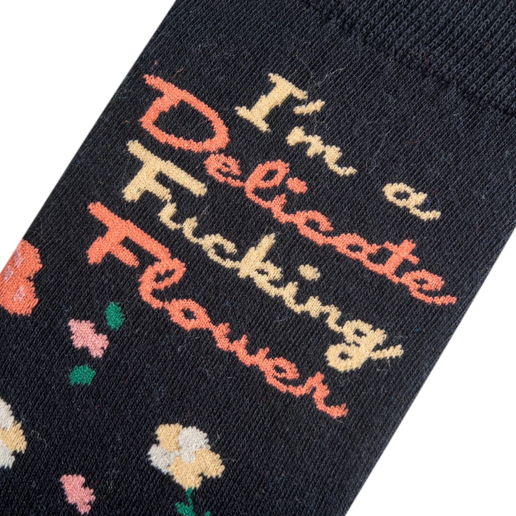 Delicate Flower Women's Crew Socks sold by Odd Sox product image thumbnail 4