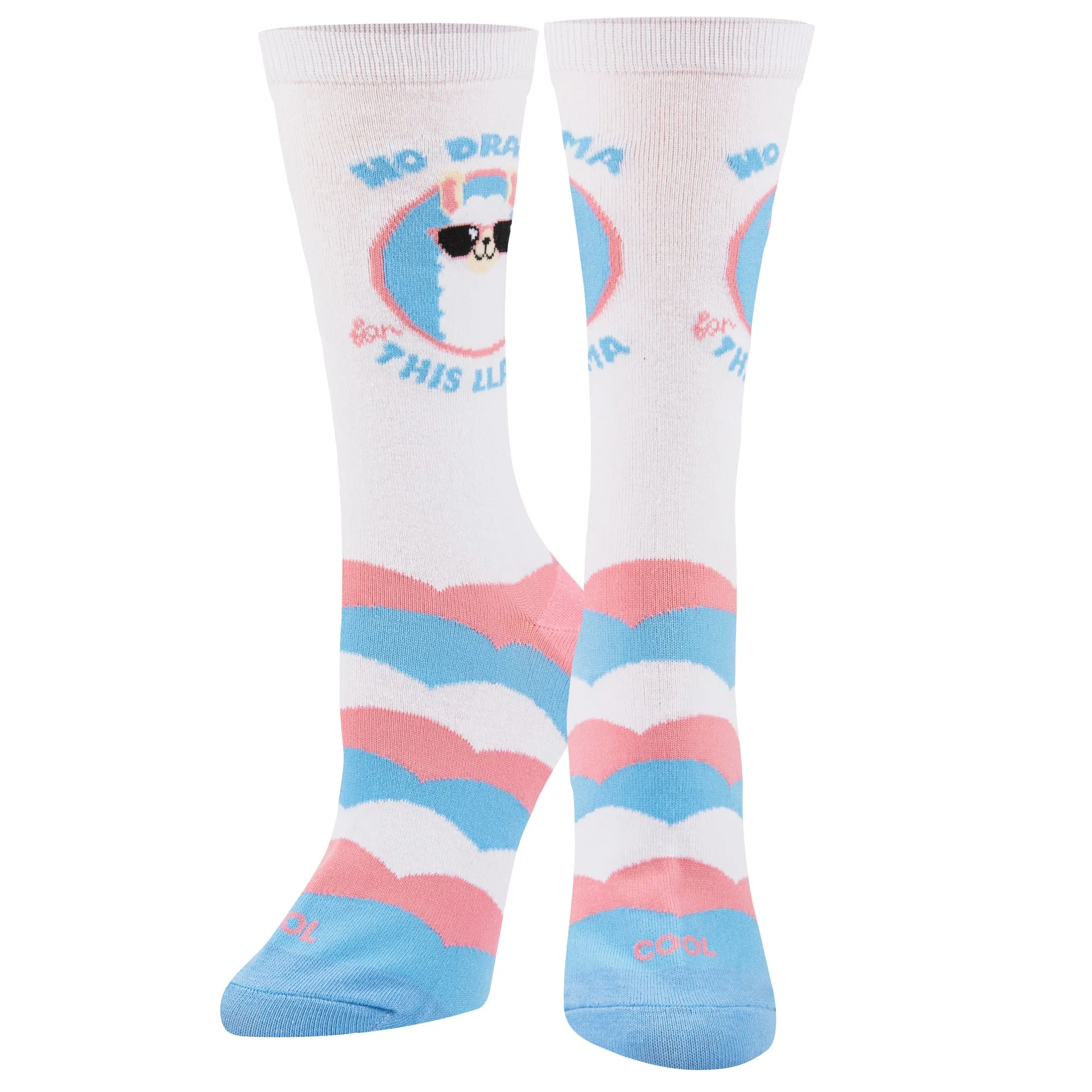 No Drama Llama Women's Crew Socks sold by Odd Sox product image thumbnail 2